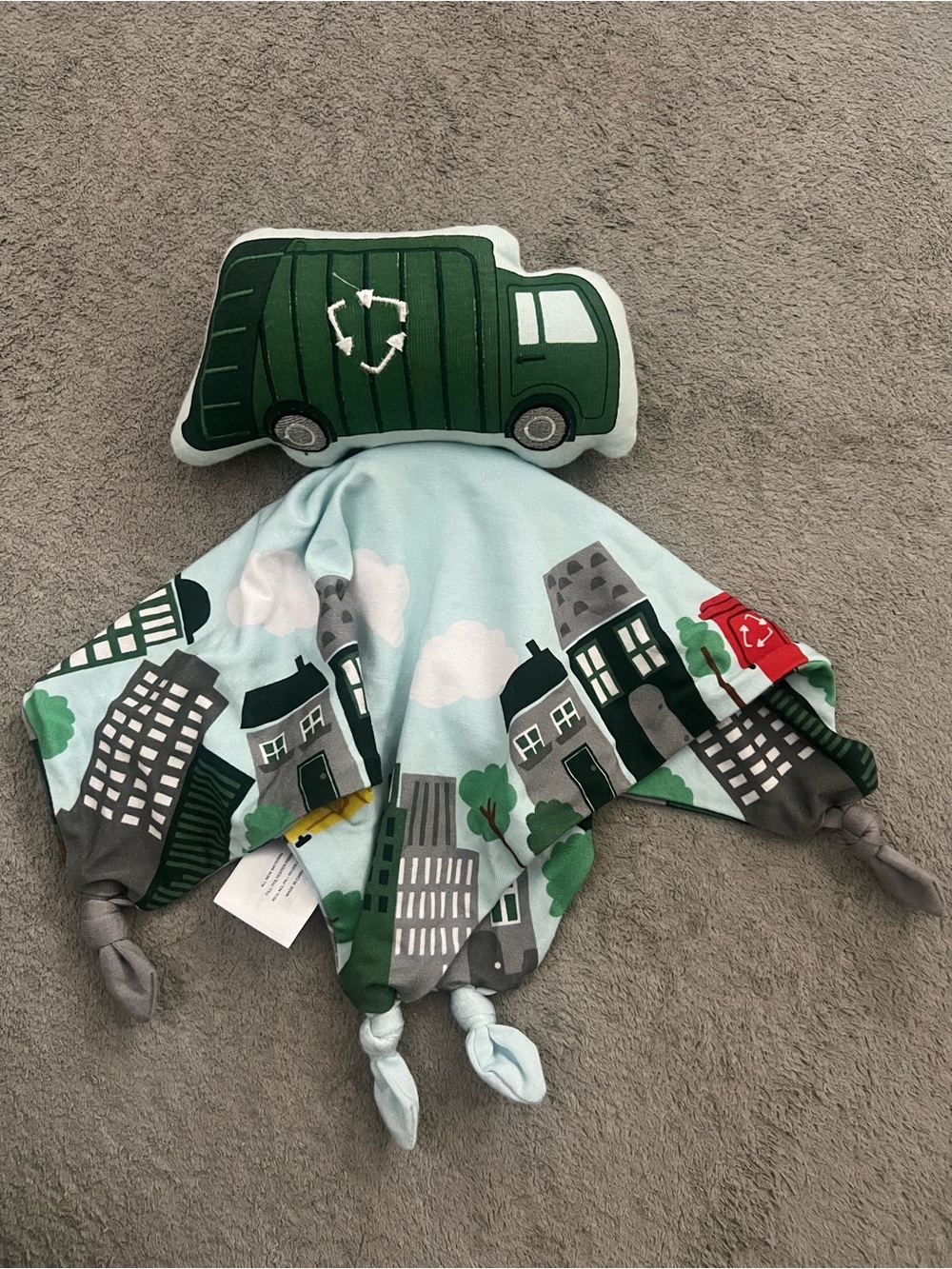 Little Sleepies Clean Up Recycling Trash Truck Lovey